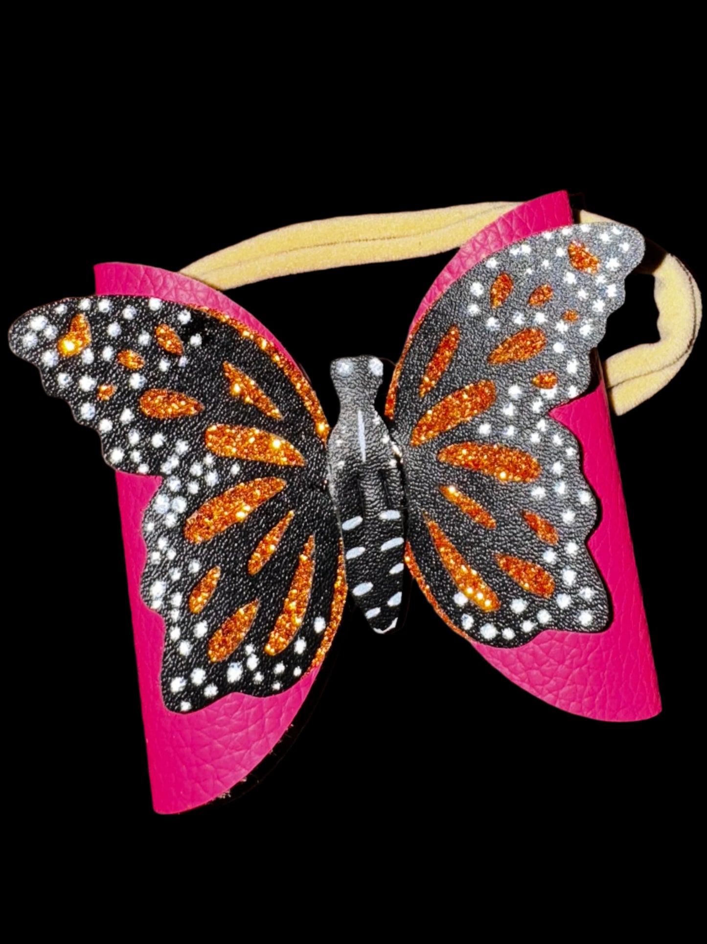 Monarch Butterfly hairbow