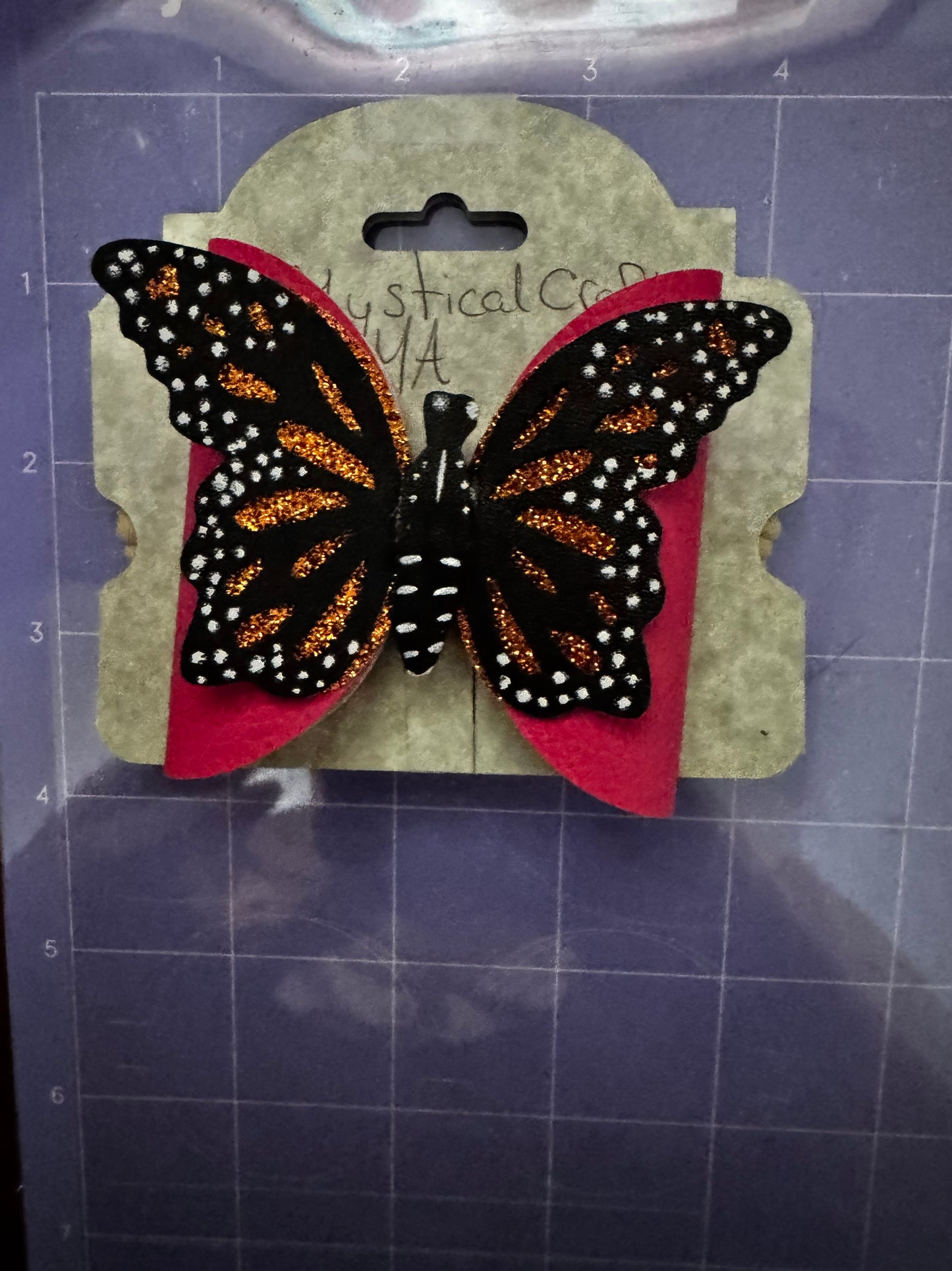 Monarch Butterfly hairbow